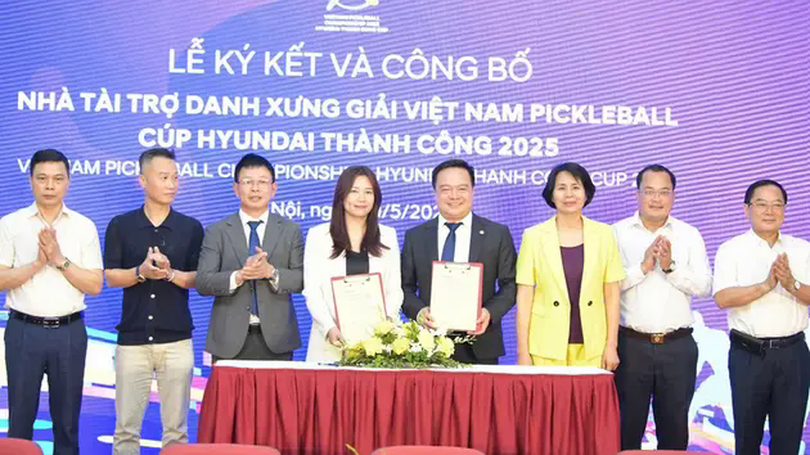 Công bố Giải Pickleball Việt Nam-Cúp Hyundai Thành Công 2025