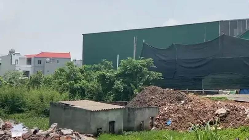 San lấp đất trái phép tại xã Ngọc Liệp