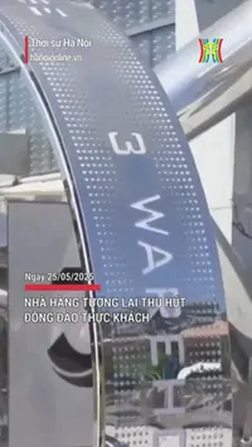 Nhà hàng tương lai thu hút đông đảo thực khách