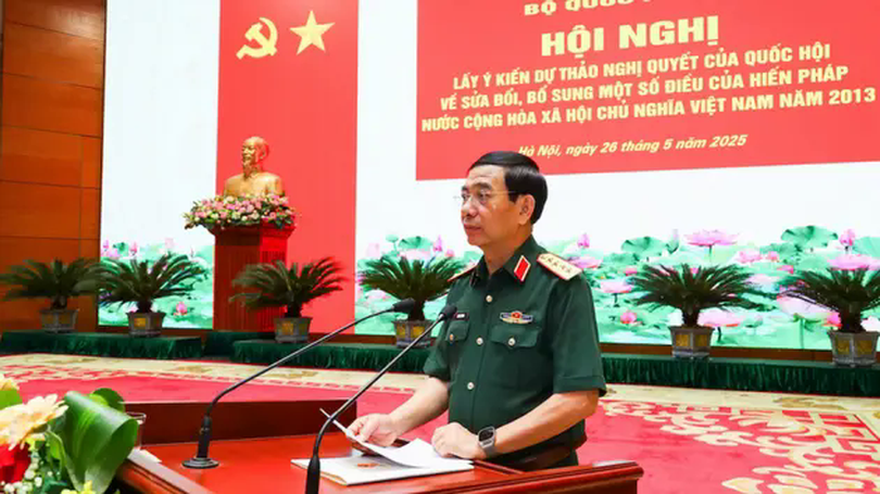 Bộ Quốc phòng lấy ý kiến sửa đổi, bổ sung Hiến pháp