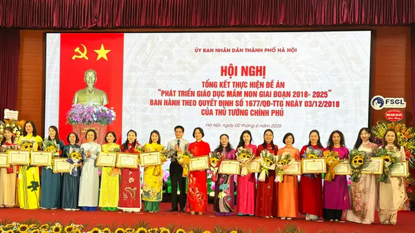 Hà Nội dẫn đầu về chất lượng giáo dục mầm non