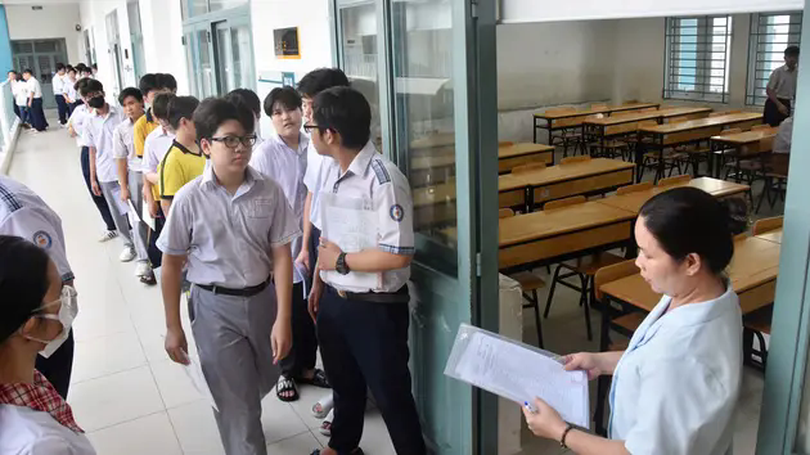 Hơn 76.000 thí sinh TP.HCM dự thi vào lớp 10