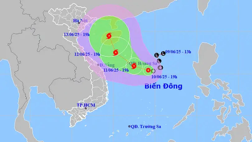 Áp thấp nhiệt đới dự báo mạnh lên thành bão ngày 11/6
