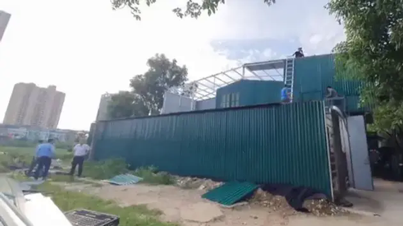Cưỡng chế công trình xây dựng trái phép ở hồ Đầm Đỗi