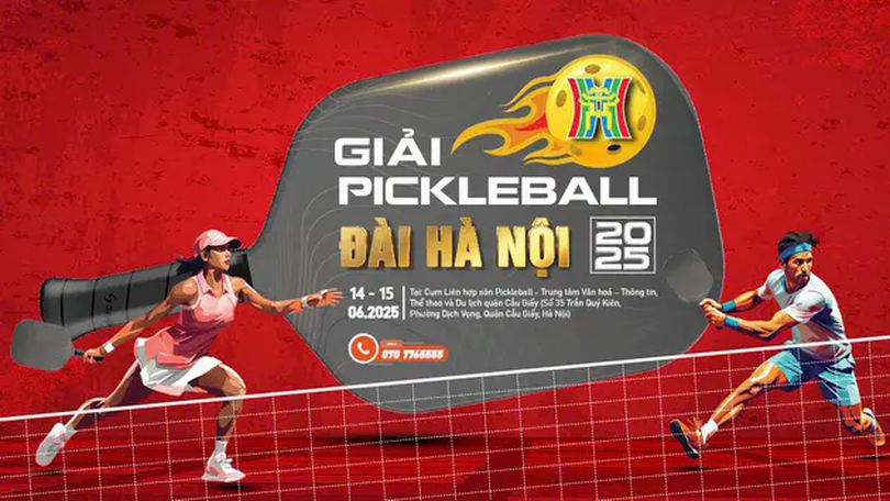 Lưu ý cho VĐV tham gia giải Pickleball Đài Hà Nội