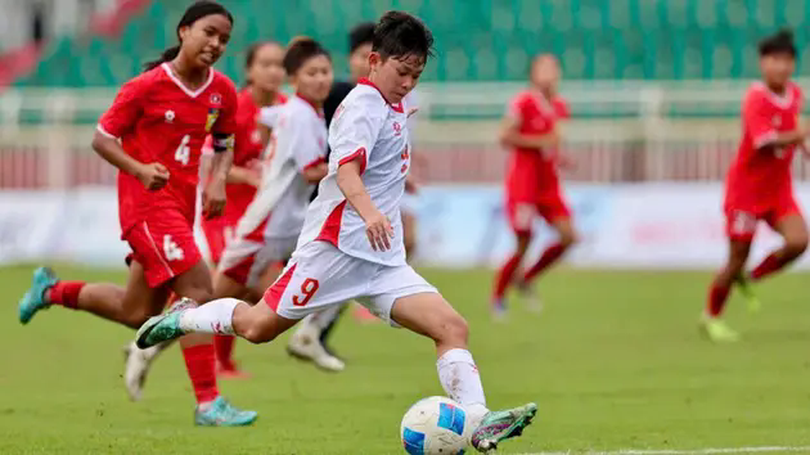 U19 nữ Việt Nam toàn thắng tại vòng bảng Đông Nam Á