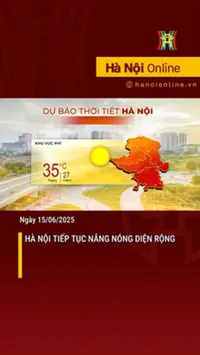 Hà Nội tiếp tục nắng nóng diện rộng