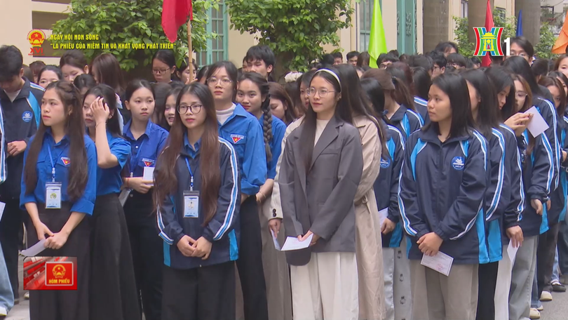 Ngày hội bầu cử tại Trường Đại học Sư phạm Hà Nội