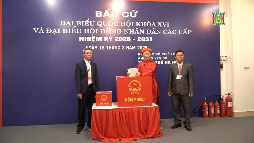 Không khí bầu cử tại phường Yên Sở