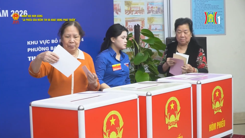 Hơn 55.000 cử tri phường Ba Đình đã tham gia bầu cử