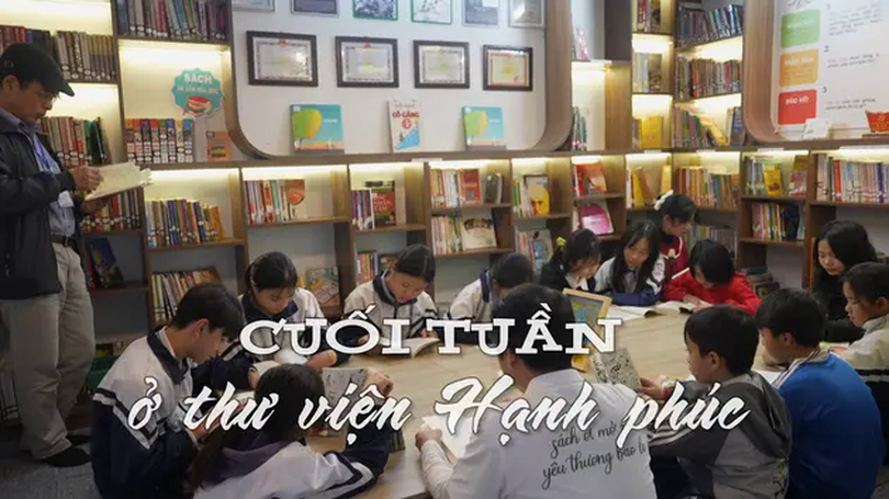 Cuối tuần ở thư viện hạnh Phúc | Nhịp sống Hà Nội | 01/03/2025