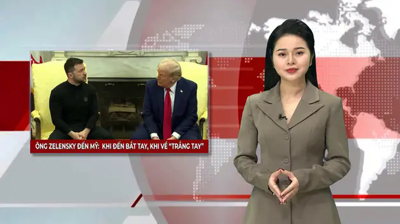 Ông Zelensky 'trắng tay' rời Nhà Trắng | Nhìn ra thế giới | 01/03/2025