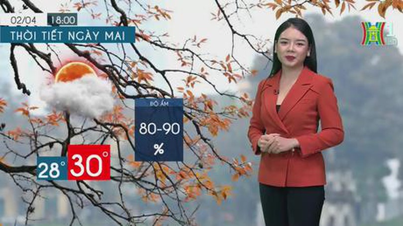 Dự báo thời tiết ngày 2/4/2023