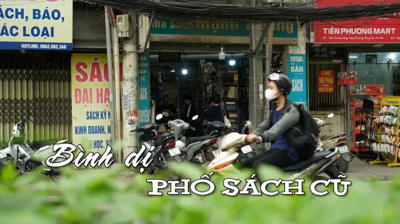 Bình dị phố sách cũ | Nhịp sống Hà Nội | 01/04/2025