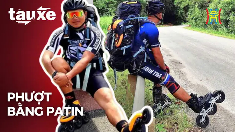 Patin - Phương tiện đặc biệt giúp chàng trai xuyên Việt | Bản tin Tàu và Xe | 01/04/2025