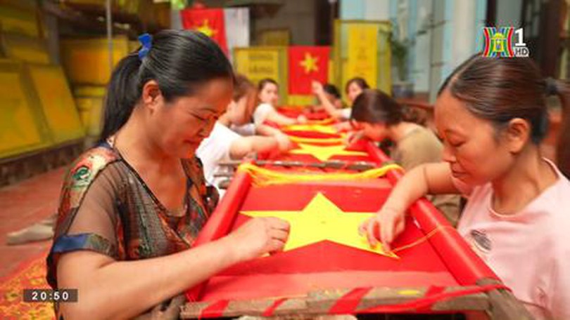 Làng may cờ Tổ quốc