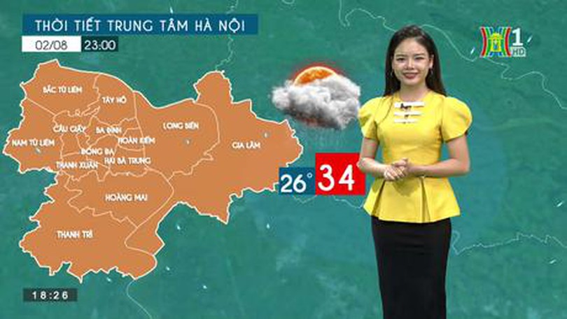 Dự báo thời tiết | 02/08/2023