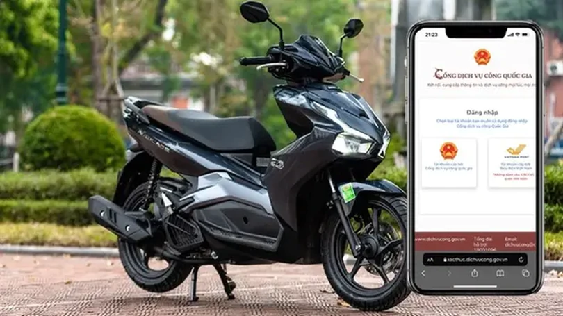 Hướng dẫn đăng ký xe qua cổng dịch vụ công