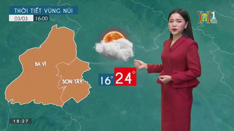 Dự báo thời tiết ngày 3/3/2023