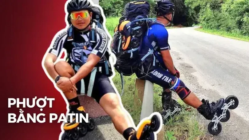 Chàng trai xuyên Việt bằng patin