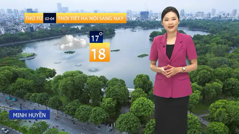 Dự báo thời tiết trưa | 02/04/2025