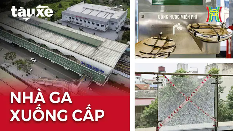 Nhiều hạng mục tuyến metro Cát Linh - Hà Đông hư hại | Bản tin Tàu và Xe | 02/06/2025
