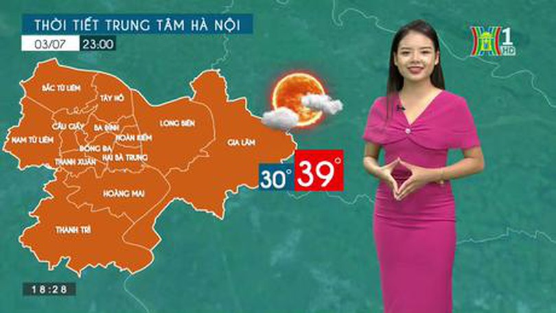 Dự báo thời tiết | 03/07/2023