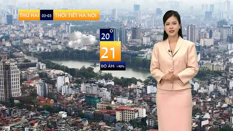 Dự báo thời tiết | 03/03/2025