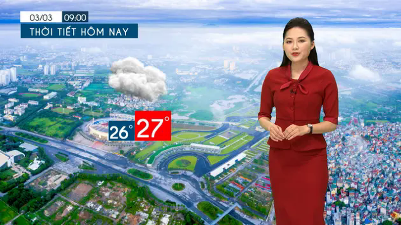 Dự báo thời tiết tối | 03/03/2025