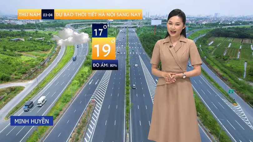 Dự báo thời tiết | 03/04/2025
