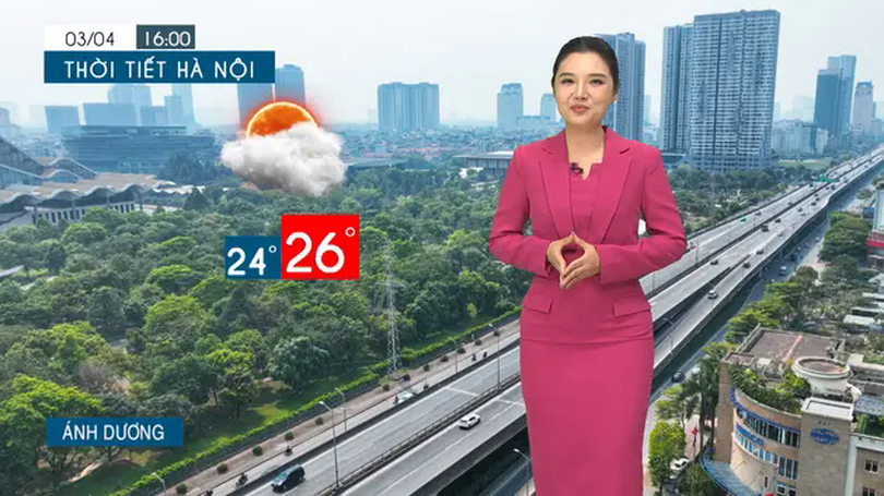 Dự báo thời tiết tối | 03/04/2025