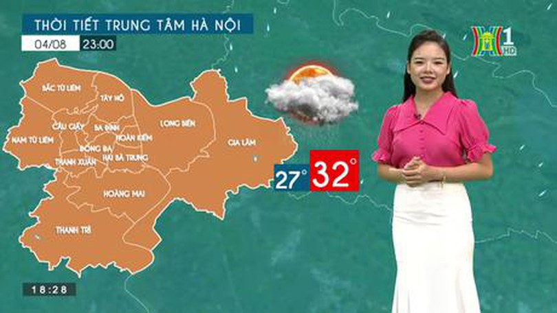 Dự báo thời tiết | 04/08/2023