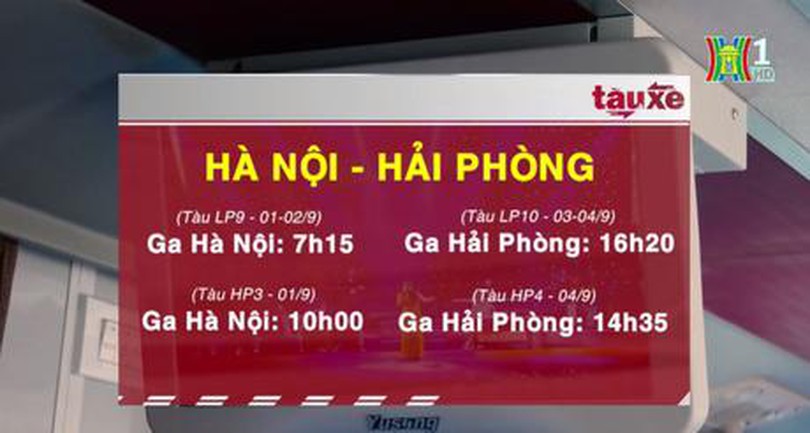 Đường sắt tăng chuyến phía Bắc dịp 2/9