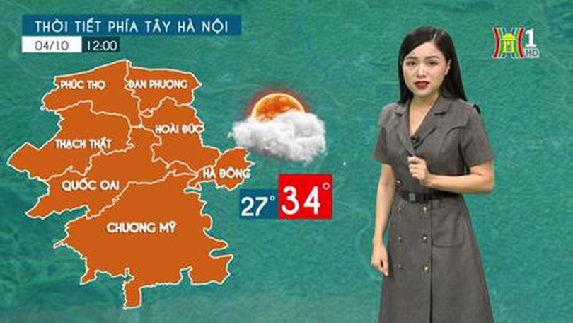 Dự báo thời tiết| 04/10/2023