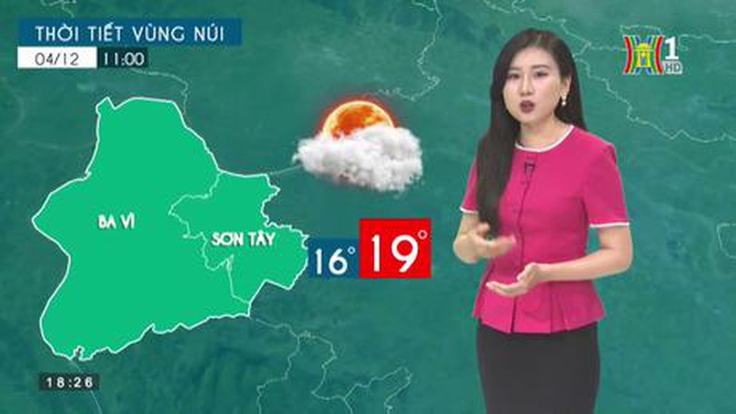 Dự báo thời tiết ngày 04/12/2022