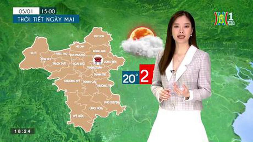 Dự báo thời tiết ngày 05/01/2023