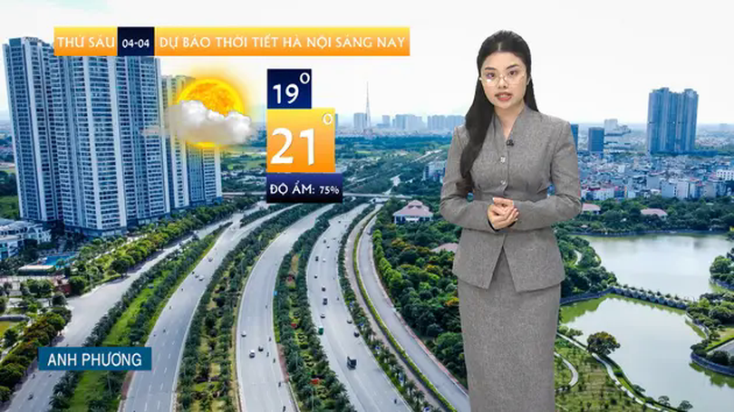 Dự báo thời tiết | 04/04/2025