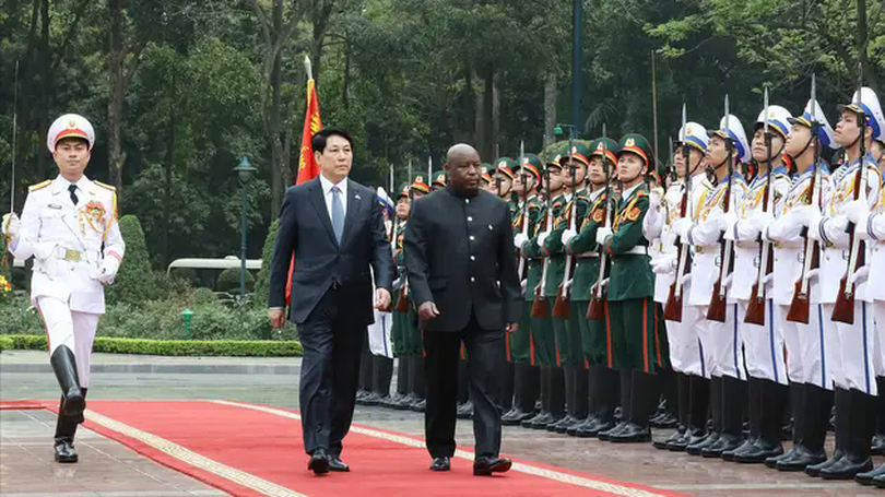 Lễ đón Tổng thống nước Cộng hòa Burundi thăm Việt Nam
