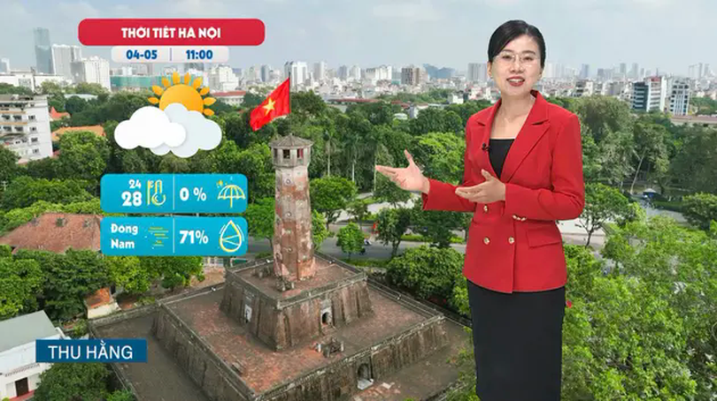Dự báo thời tiết trưa | 04/05/2025