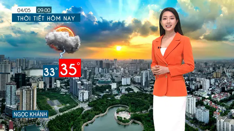 Dự báo thời tiết tối | 04/05/2025