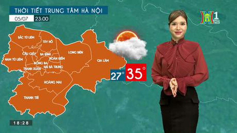 Dự báo thời tiết | 05/07/2023
