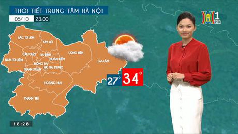 Dự báo thời tiết| 05/10/2023
