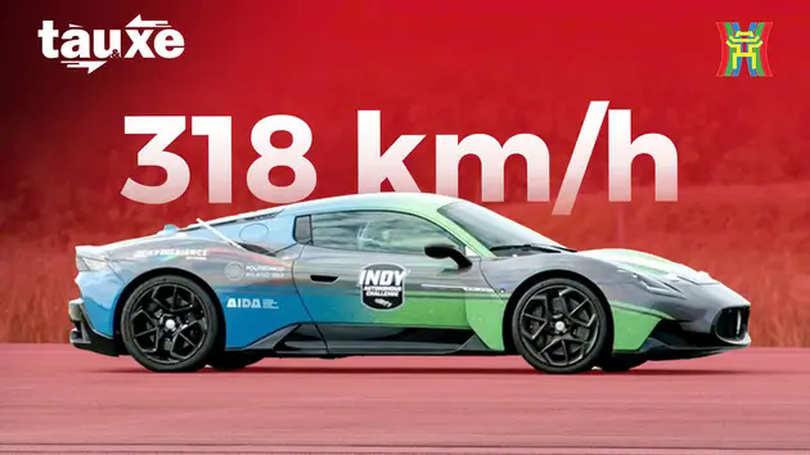 Maserati MC20 không người lái lập kỷ lục tốc độ 318 km/h | Bản tin Tàu và Xe | 05/03/2025