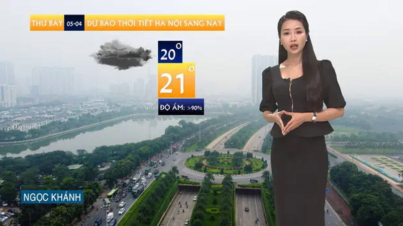 Dự báo thời tiết | 05/04/2025