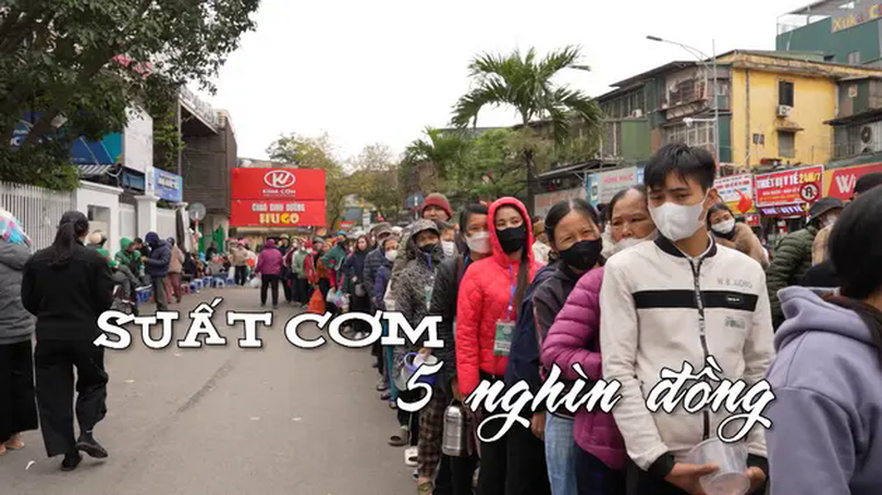 Suất cơm năm nghìn đồng | Nhịp sống Hà Nội | 05/04/2025