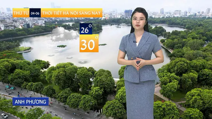 Dự báo thời tiết trưa | 04/06/2025