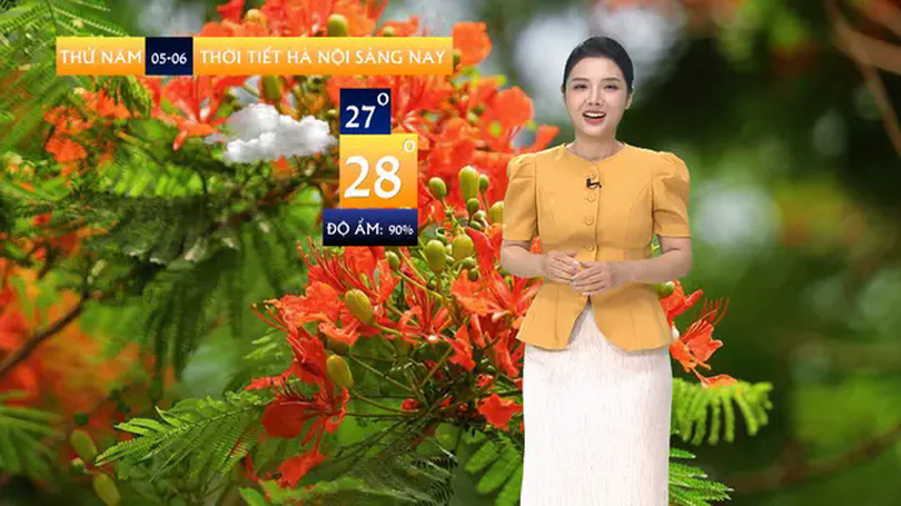 Dự báo thời tiết trưa | 05/06/2025