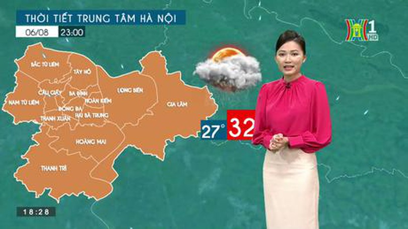 Dự báo thời tiết | 06/08/2023