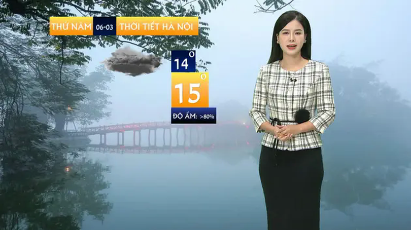 Dự báo thời tiết | 06/03/2025