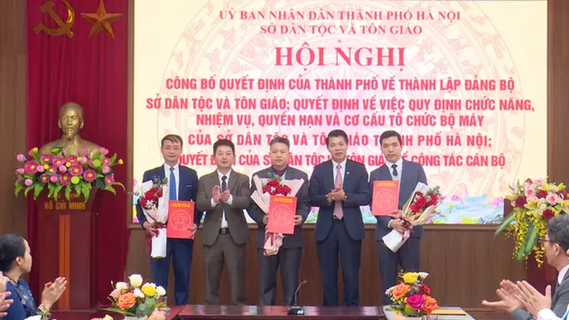 Sở Dân tộc và Tôn giáo Hà Nội có 4 phòng chuyên môn